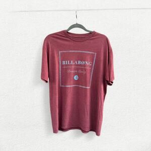 Billabong Premium Quality Tee in Red and Blue